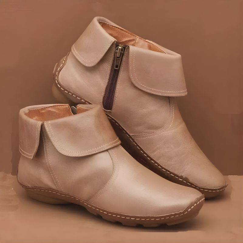 Stiefeletten Damen mit praktischem Reißverschluss und modischem Design - 2 - Trendlinie