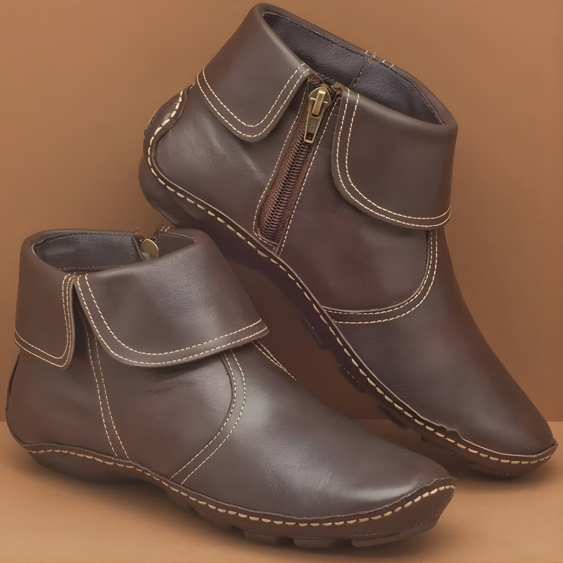 Stiefeletten Damen mit praktischem Reißverschluss und modischem Design - 3 - Trendlinie