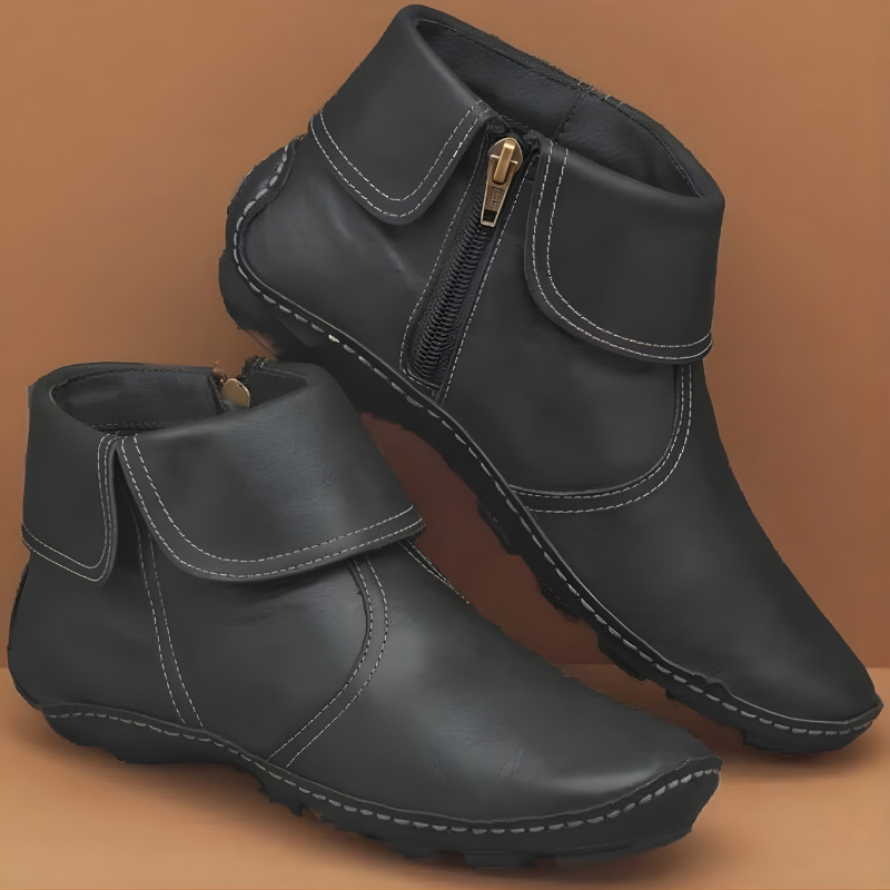 Stiefeletten Damen mit praktischem Reißverschluss und modischem Design - 4 - Trendlinie