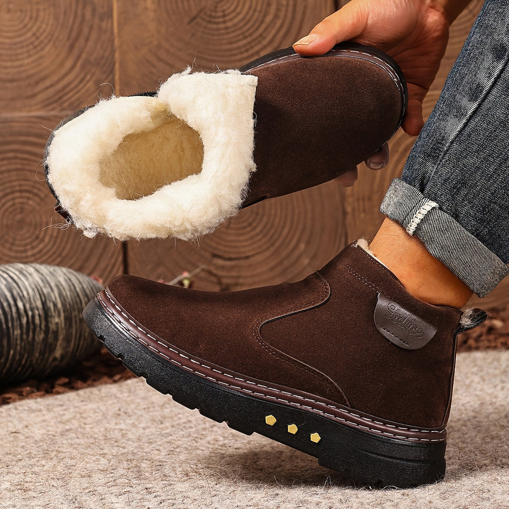 Damen Boots mit Reißverschluss und kuscheligem Innenfutter - 5 - Trendlinie