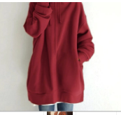 Oversized Hoodie Damen mit Kapuze und Reißverschluss – lässiger Look - 6 - Trendlinie
