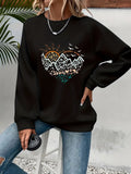 Pullover Damen mit Herz-Design und Rundhalsausschnitt - 1 - Trendlinie
