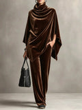 Elegantes Damen Outfit mit Rollkragen und weitem Schnitt - 1 - Trendlinie