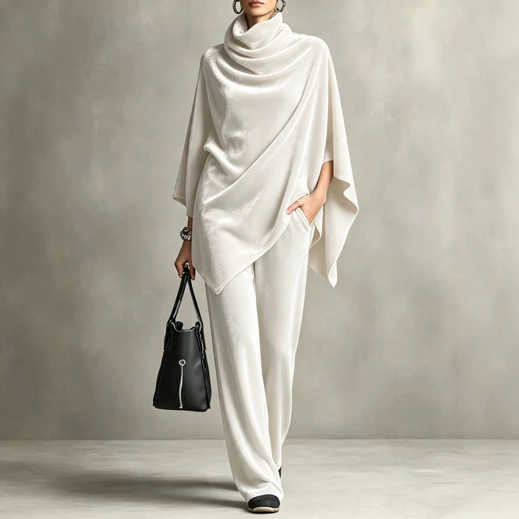 Elegantes Damen Outfit mit Rollkragen und weitem Schnitt - 2 - Trendlinie