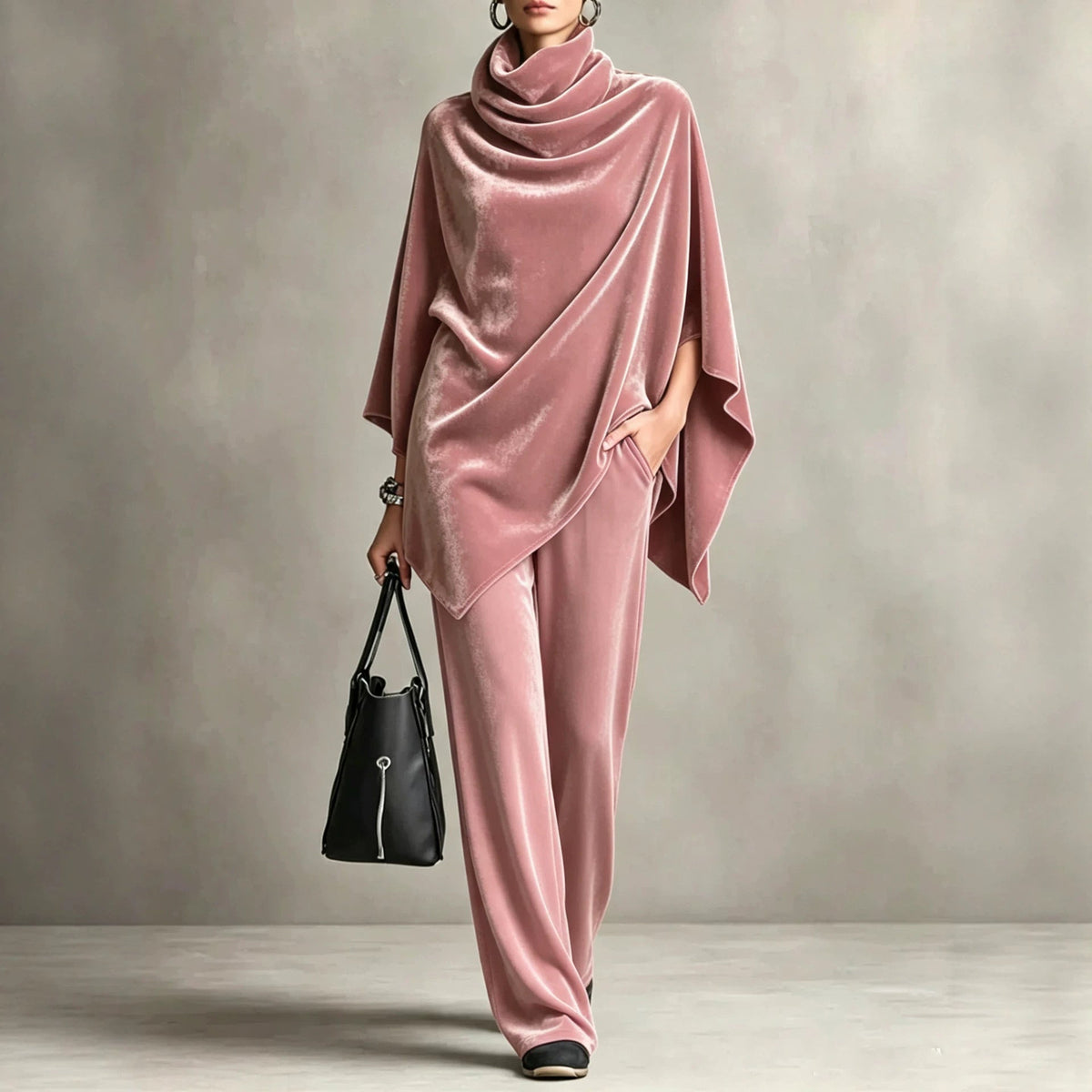 Elegantes Damen Outfit mit Rollkragen und weitem Schnitt - 5 - Trendlinie