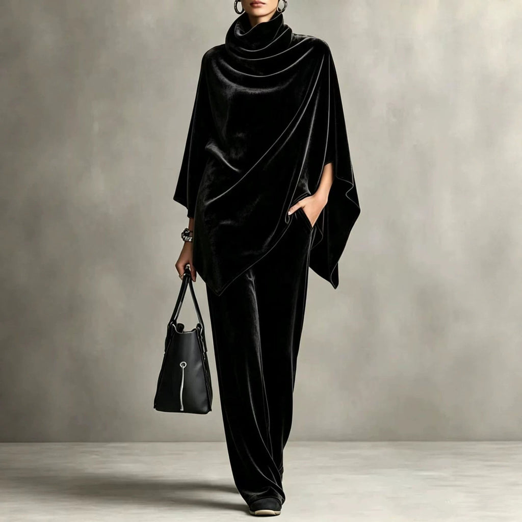 Elegantes Damen Outfit mit Rollkragen und weitem Schnitt - 9 - Trendlinie
