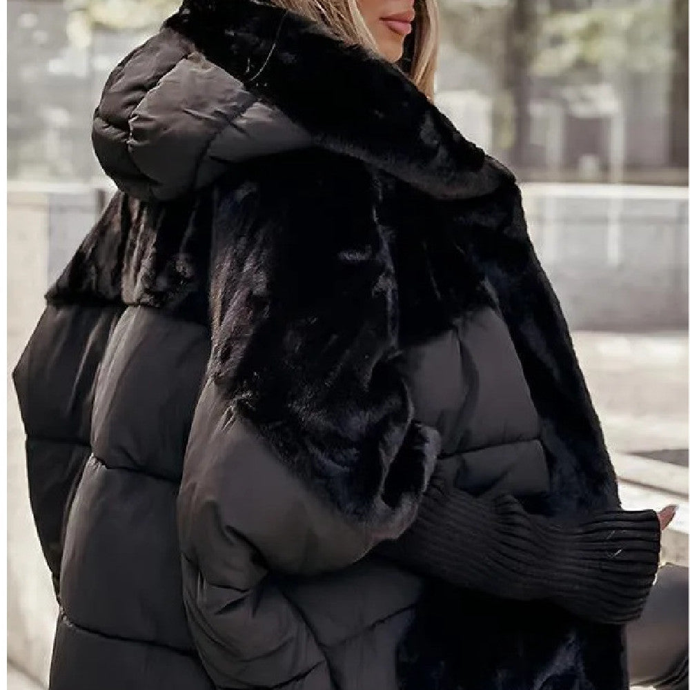 Damen Jacke mit Kapuze, lässiger Schnitt und voluminösen Ärmeln - 2 - Trendlinie