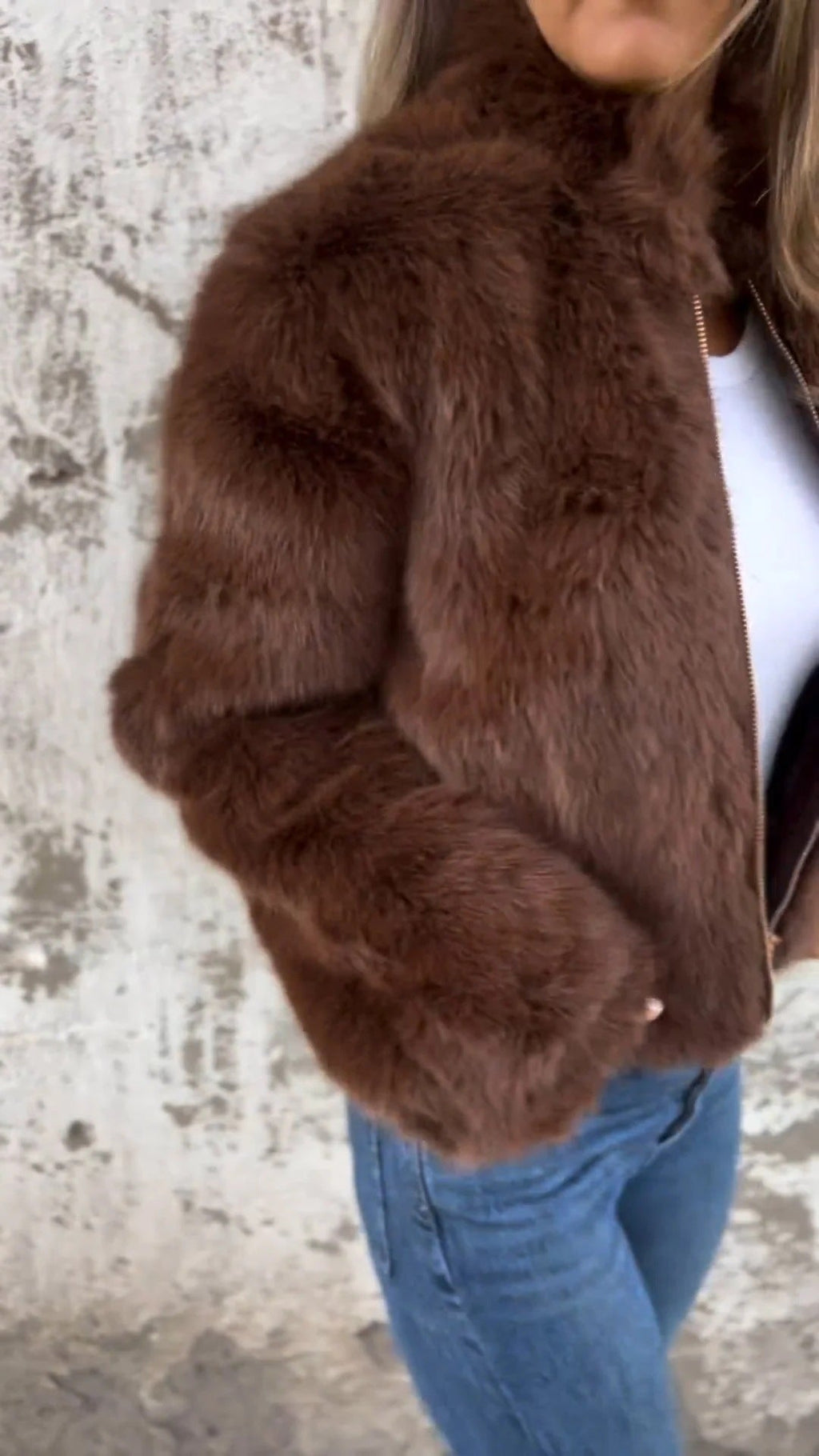 Damen Jacke mit Stehkragen und Reißverschluss in verschiedenen Farben - 11 - Trendlinie