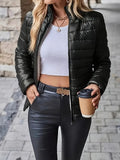 Damen Steppjacke mit Stehkragen und praktischen Taschen - 7 - Trendlinie