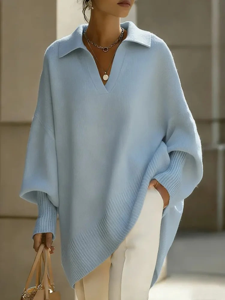 Pullover Damen mit V-Ausschnitt und lässigem Schnitt - 1 - Trendlinie