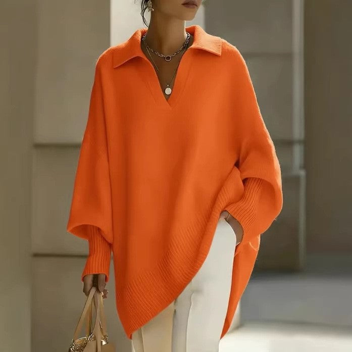 Pullover Damen mit V-Ausschnitt und lässigem Schnitt - 2 - Trendlinie