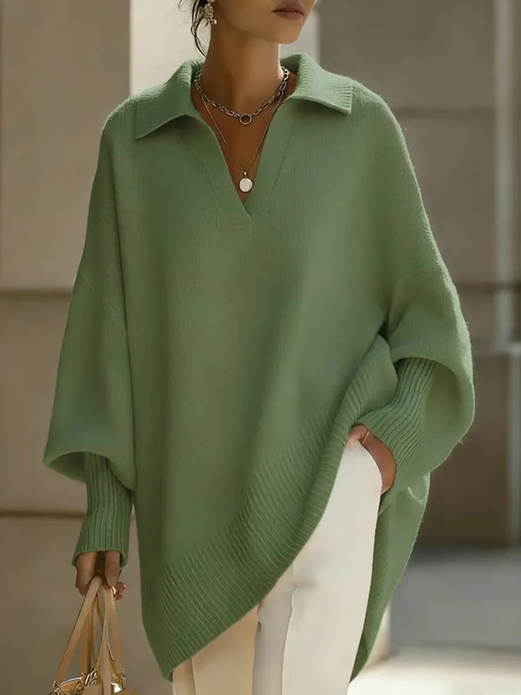 Pullover Damen mit V-Ausschnitt und lässigem Schnitt - 3 - Trendlinie