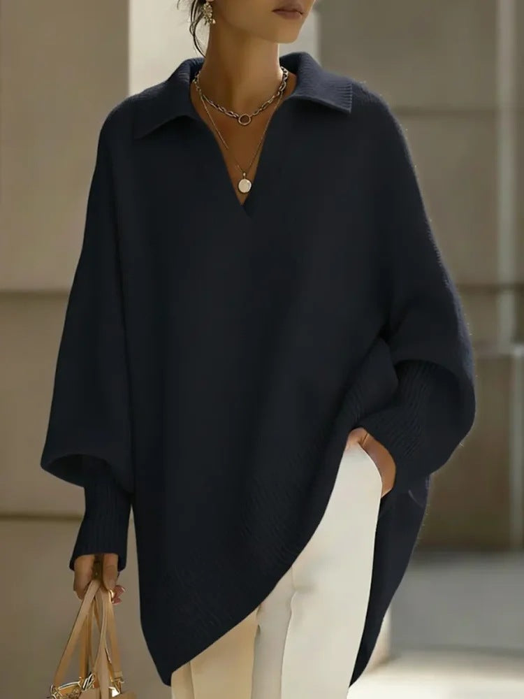 Pullover Damen mit V-Ausschnitt und lässigem Schnitt - 4 - Trendlinie