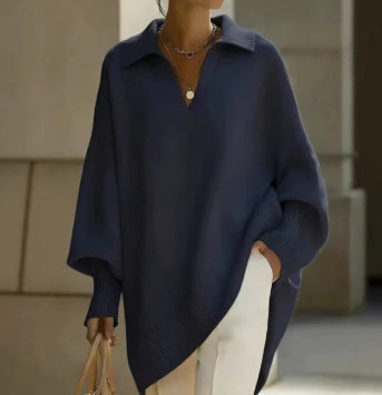 Pullover Damen mit V-Ausschnitt und lässigem Schnitt - 6 - Trendlinie