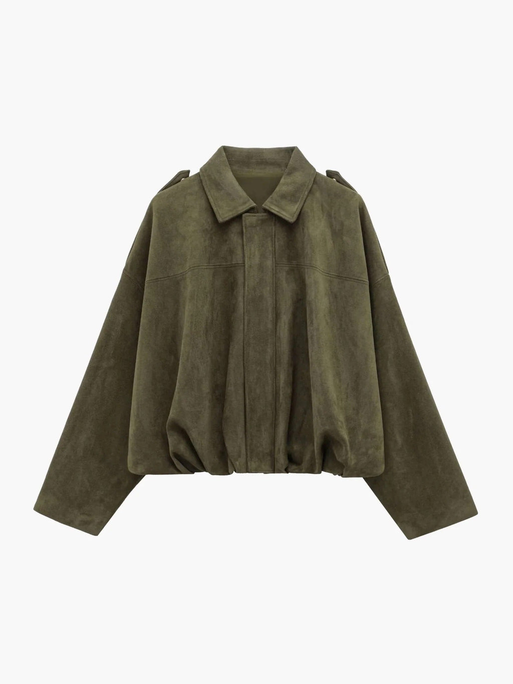 Damen Jacke im lässigen Oversized-Schnitt mit strukturiertem Kragen - 1 - Trendlinie