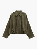 Damen Jacke im lässigen Oversized-Schnitt mit strukturiertem Kragen - 1 - Trendlinie
