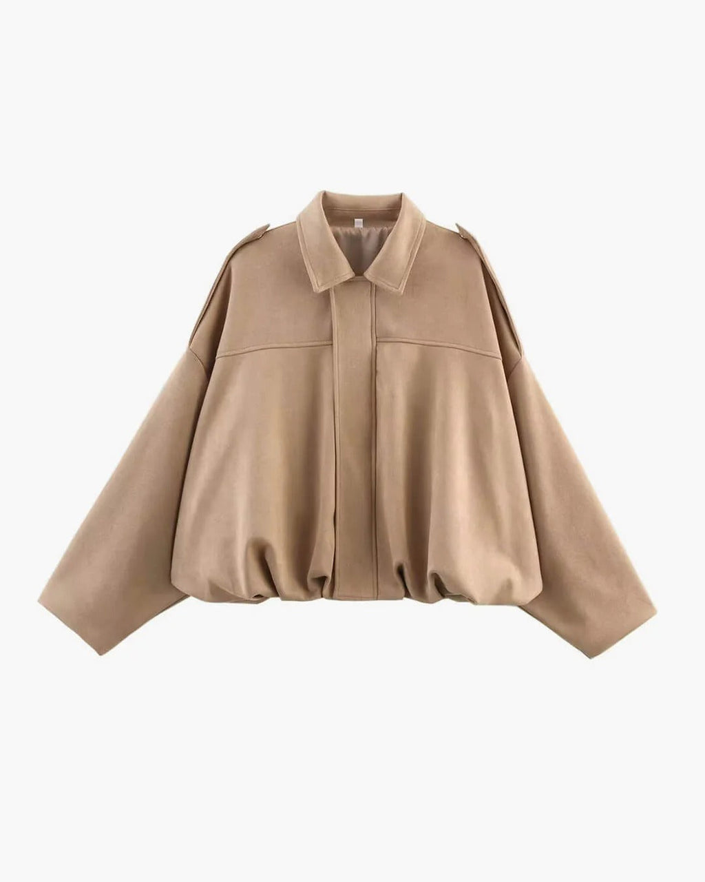 Damen Jacke im lässigen Oversized-Schnitt mit strukturiertem Kragen - 6 - Trendlinie