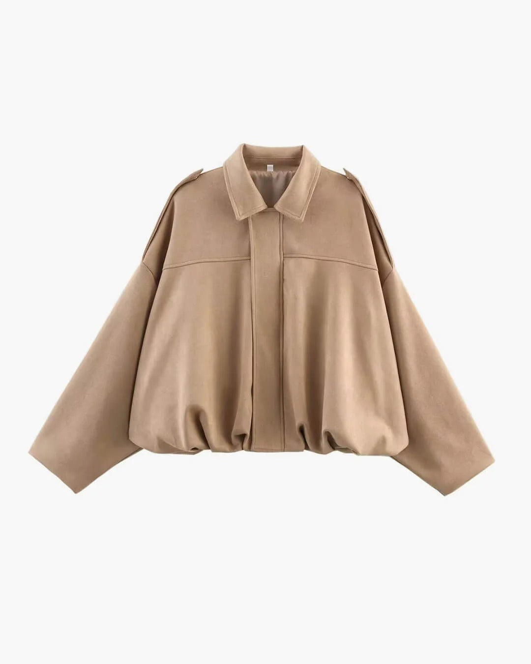 Damen Jacke im lässigen Oversized-Schnitt mit strukturiertem Kragen - 6 - Trendlinie