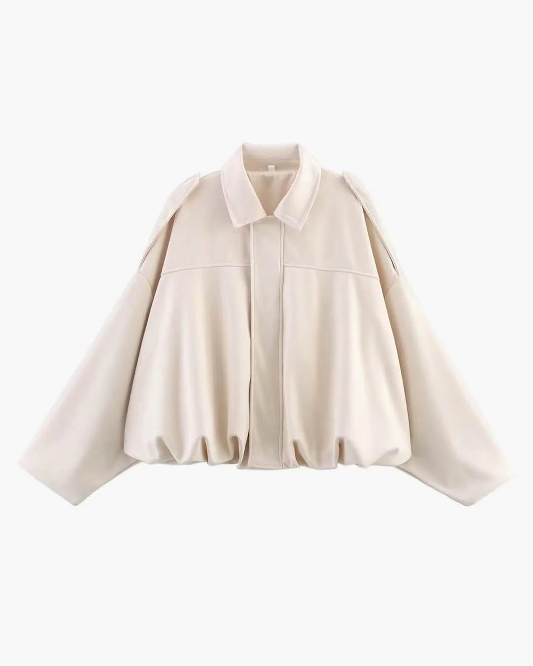 Damen Jacke im lässigen Oversized-Schnitt mit strukturiertem Kragen - 8 - Trendlinie