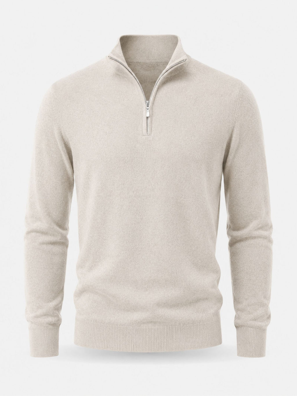 Halbzip-Pullover Damen tailliert mit Langarm - 5 - Trendlinie