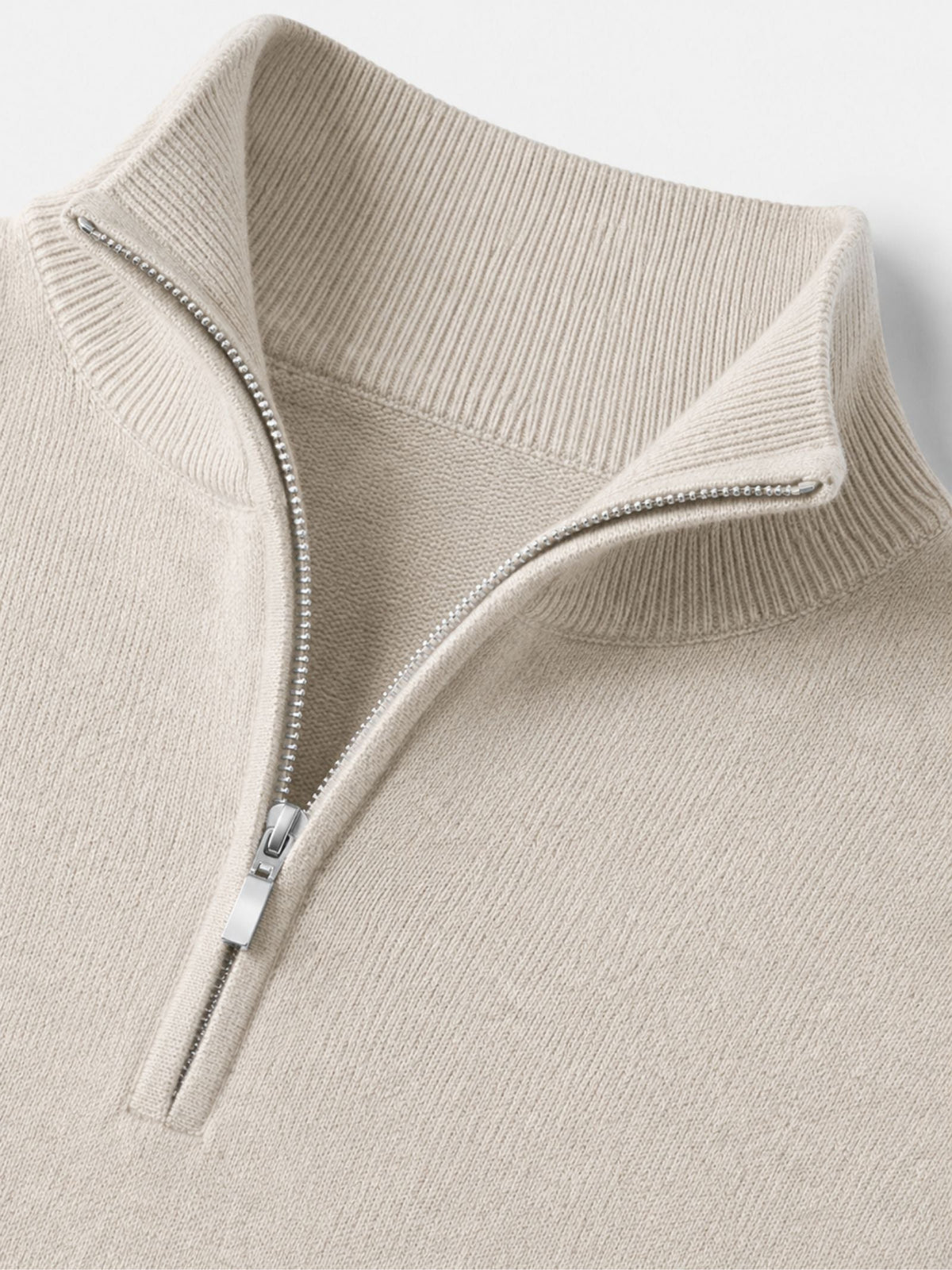Halbzip-Pullover Damen tailliert mit Langarm - 7 - Trendlinie