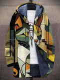 Hoodie Damen mit Katzenmotiv und Kapuze - 1 - Trendlinie