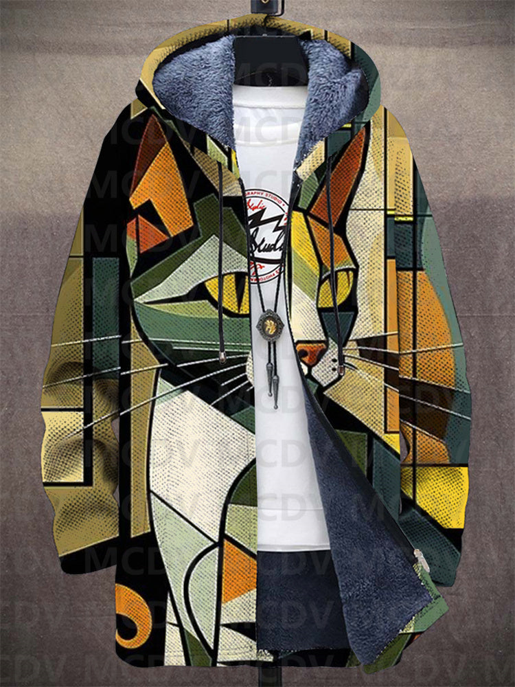 Hoodie Damen mit Katzenmotiv und Kapuze - 1 - Trendlinie