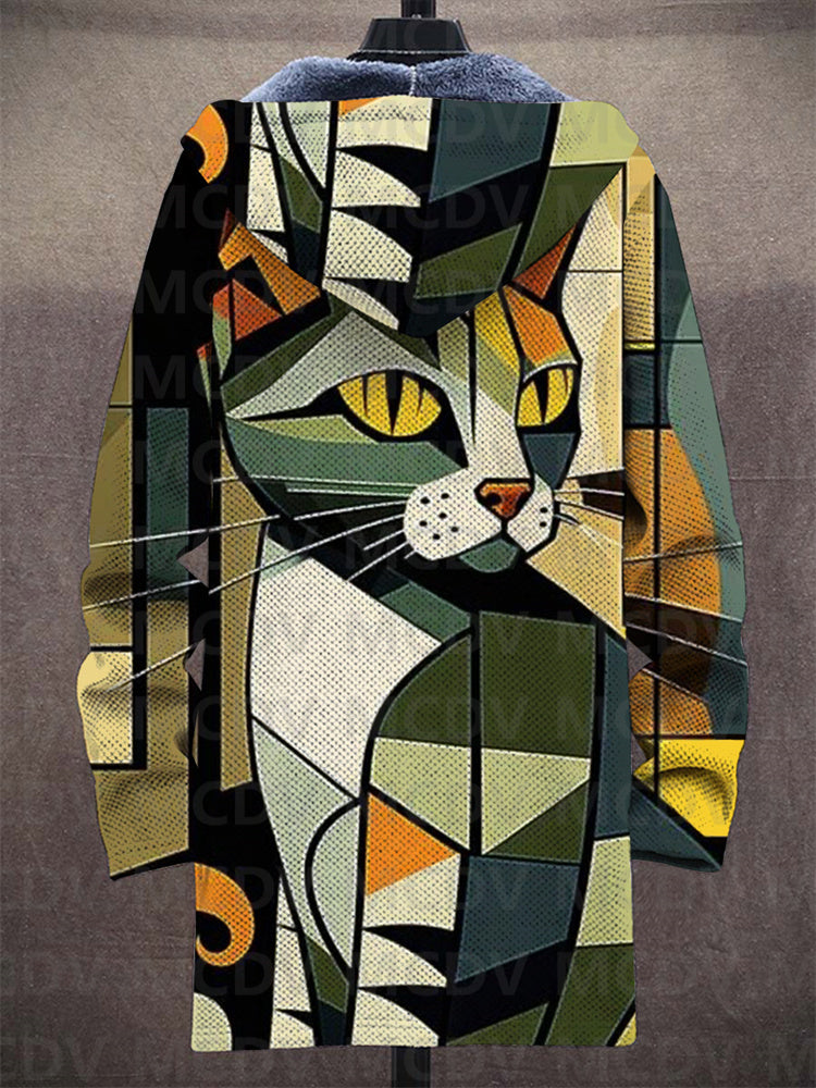 Hoodie Damen mit Katzenmotiv und Kapuze - 4 - Trendlinie