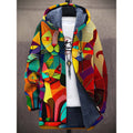 Wendejacke Damen mit buntem Katzenprint und Kapuze - 1 - Trendlinie