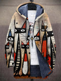 Kapuzenjacke Damen mit Kreativem Print und Bequemer Passform - 1 - Trendlinie