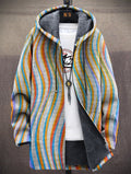 Bunte Jacke Damen mit Kapuze und langen Ärmeln - 1 - Trendlinie