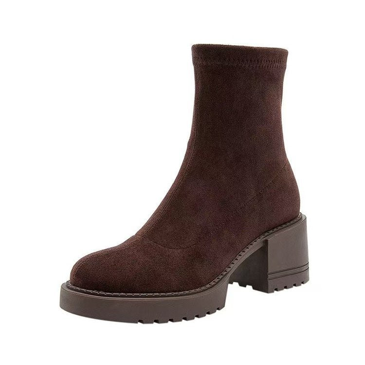 Stylische Low-Top Stiefeletten für Damen mit modernem Ausschnitt - 7 - Trendlinie
