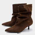 Damen Slouchy Stiefel mit Eleganter Spitze - 3 - Trendlinie