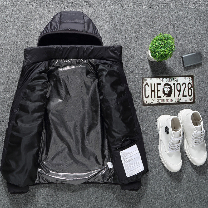 Leichte Herren Heizjacke mit Abnehmbarer Kapuze für Outdoor-Aktivitäten - 2 - Trendlinie