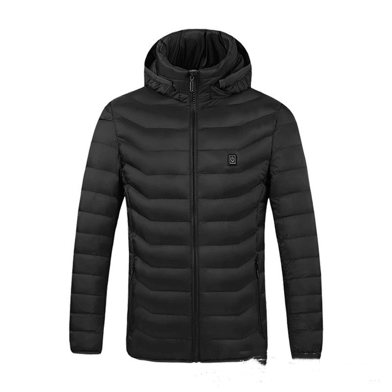 Wärmejacke für Herren mit Kapuze im lässigen Schnitt - 1 - Trendlinie