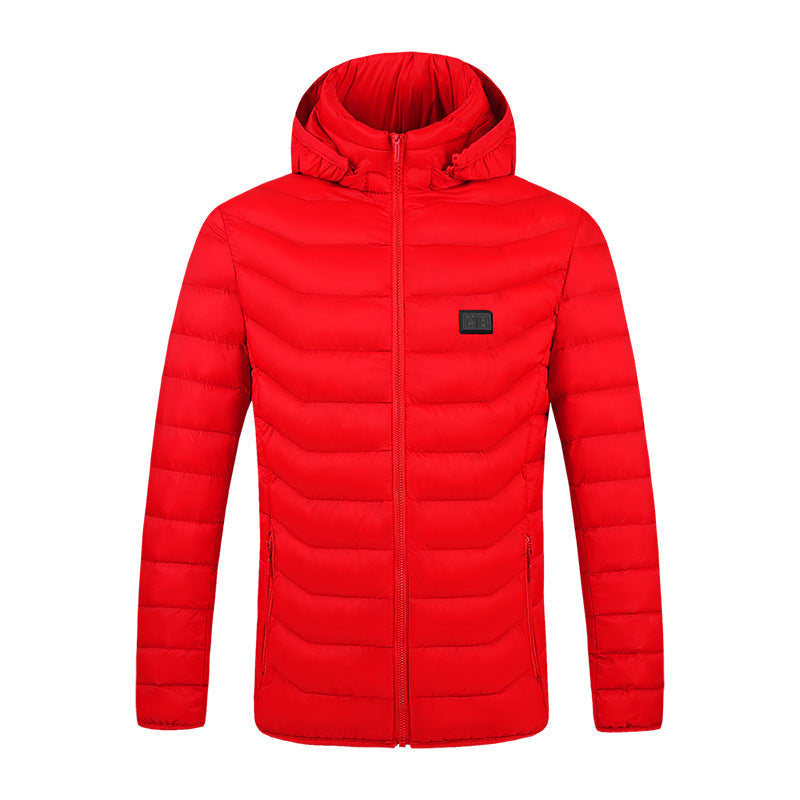 Leichte Herrenjacke mit Abnehmbarem Kragen und Wärmeisolierung - 1 - Trendlinie