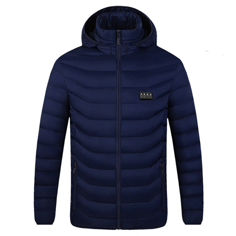 Leichte Herrenjacke mit Abnehmbarem Kragen und Wärmeisolierung - 2 - Trendlinie