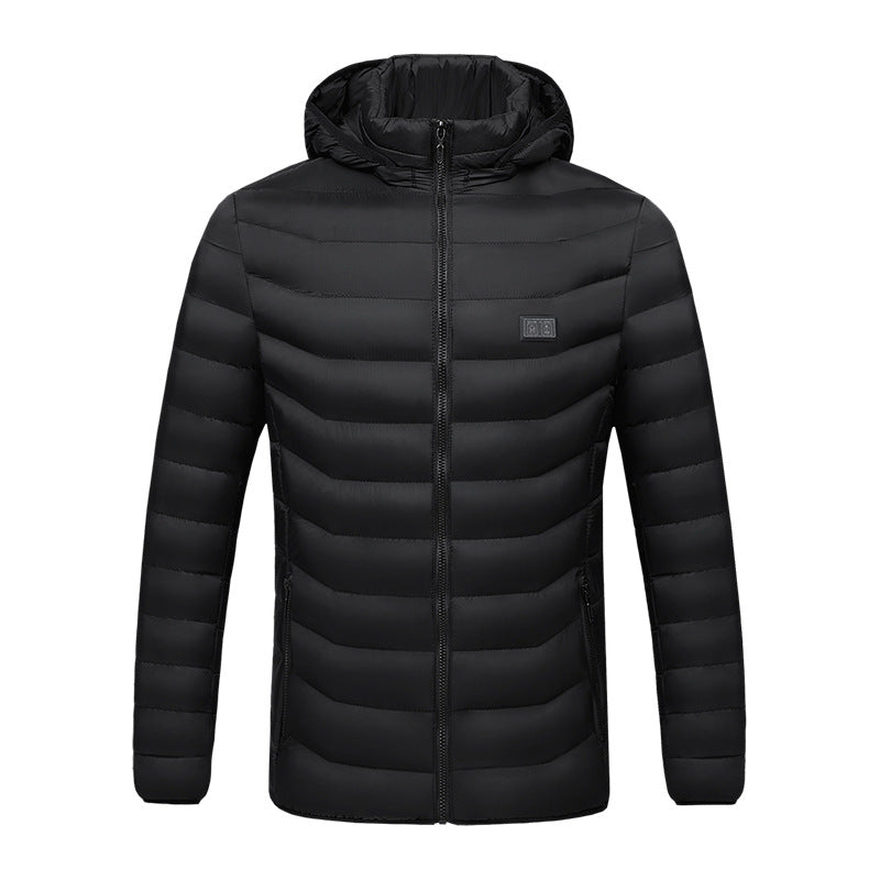 Leichte Herrenjacke mit Abnehmbarem Kragen und Wärmeisolierung - 3 - Trendlinie