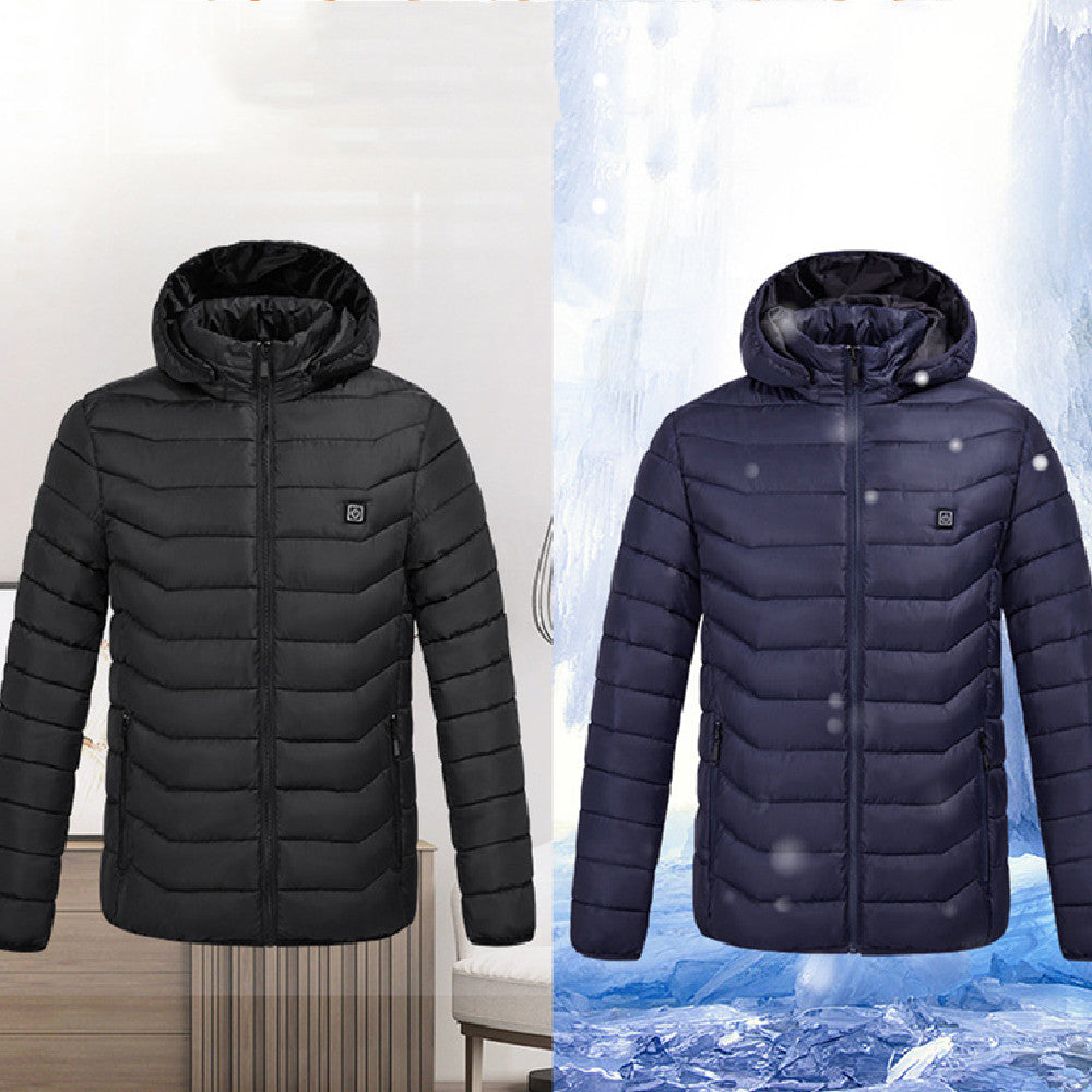 Leichte Herrenjacke mit Abnehmbarem Kragen und Wärmeisolierung - 4 - Trendlinie