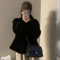 Gemütliche Damenjacke mit elegantem Stehkragen - 2 - Trendlinie
