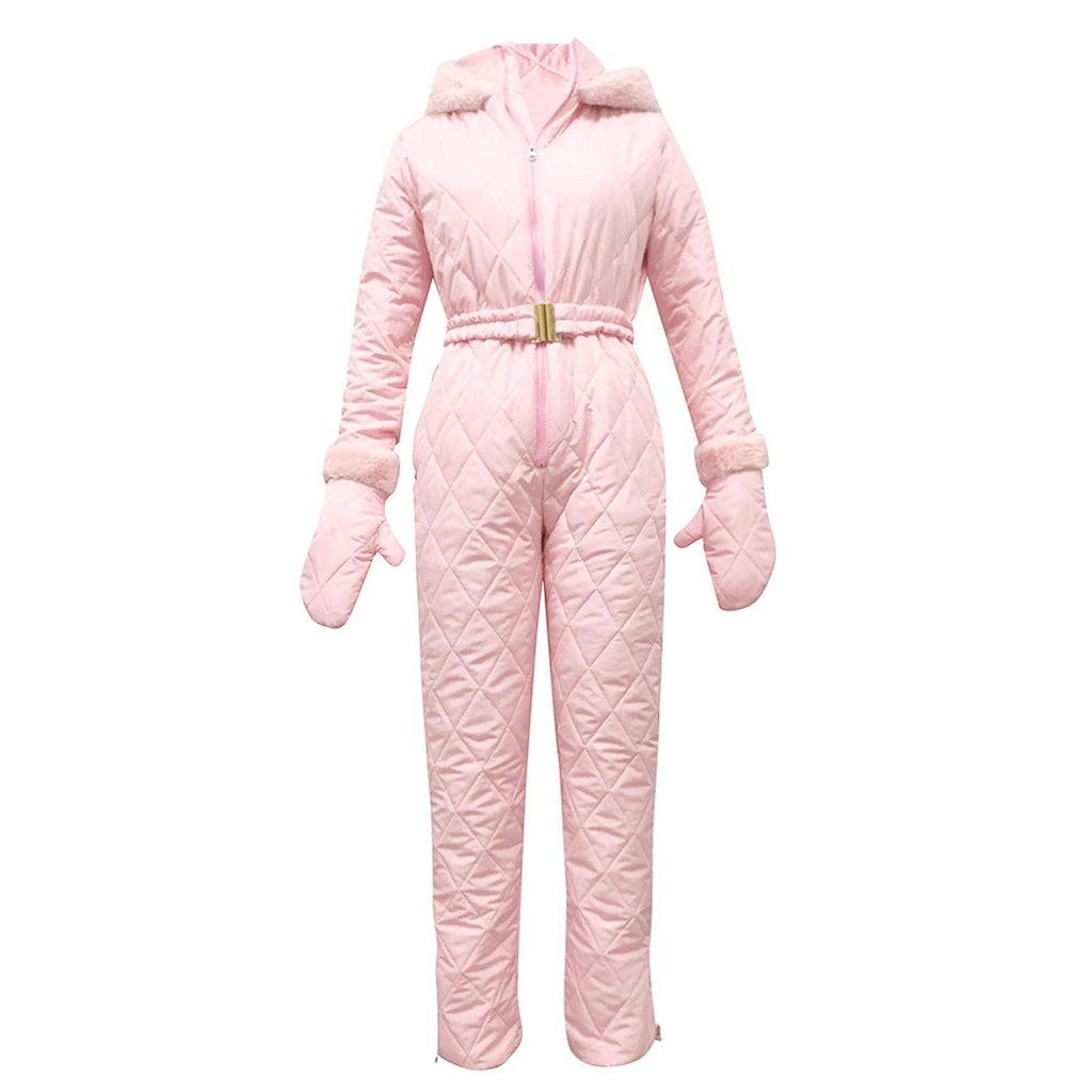 Damen Jumpsuit mit Kunstfellkragen für stilvolle Auftritte - 6 - Trendlinie