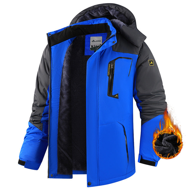 Herrenjacke mit abnehmbarer Kapuze im Regular Fit - 2 - Trendlinie