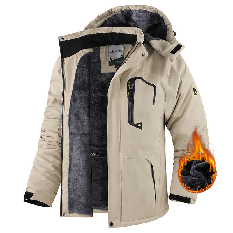 Herrenjacke mit abnehmbarer Kapuze im Regular Fit - 3 - Trendlinie