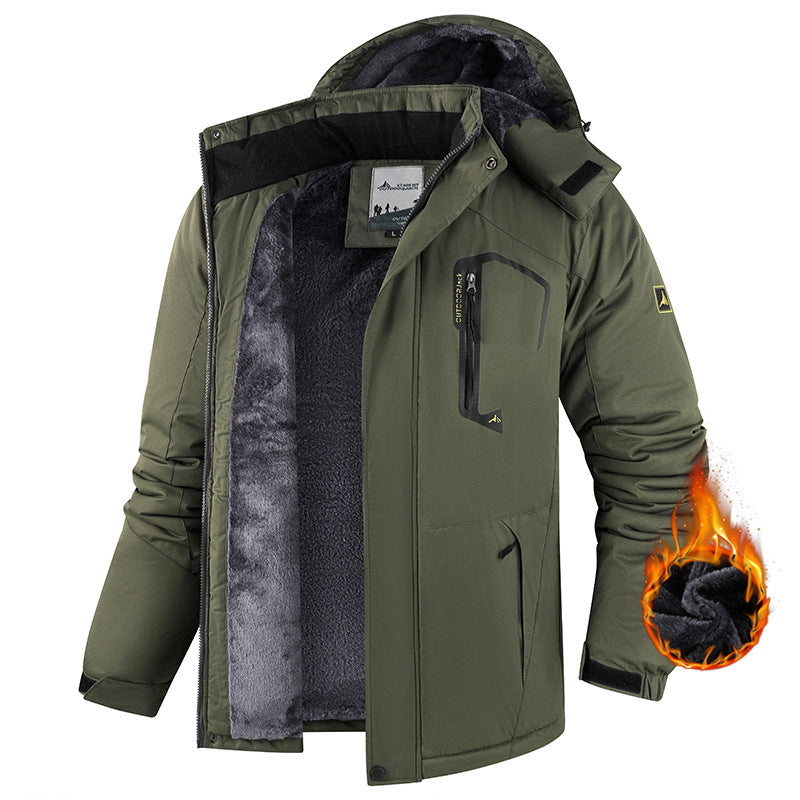 Herrenjacke mit abnehmbarer Kapuze im Regular Fit - 5 - Trendlinie
