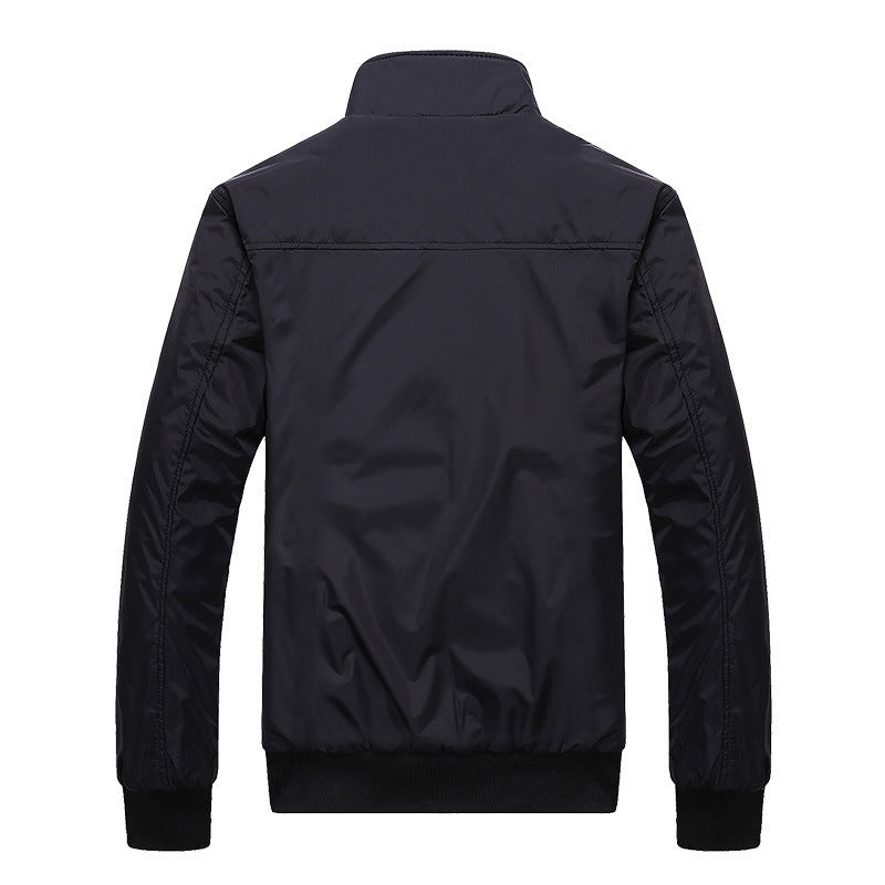 Moderne Herrenjacke mit Stehkragen für Freizeitoutfits - 3 - Trendlinie