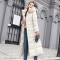 Damen Slim Fit Steppjacke mit luxuriösem Pelzkragen - 10 - Trendlinie