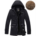 Winddichte Herrenjacke mit abnehmbarer Kapuze für stilvolle Outdoor-Aktivitäten - 2 - Trendlinie