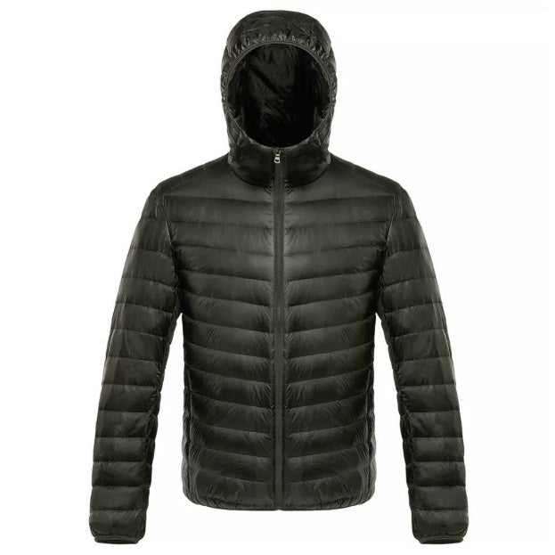 Leichte Herren Kapuzenjacke mit Lässig Entspanntem Schnitt für den Alltag - 3 - Trendlinie