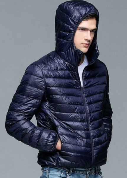 Leichte Herren Kapuzenjacke mit Lässig Entspanntem Schnitt für den Alltag - 8 - Trendlinie