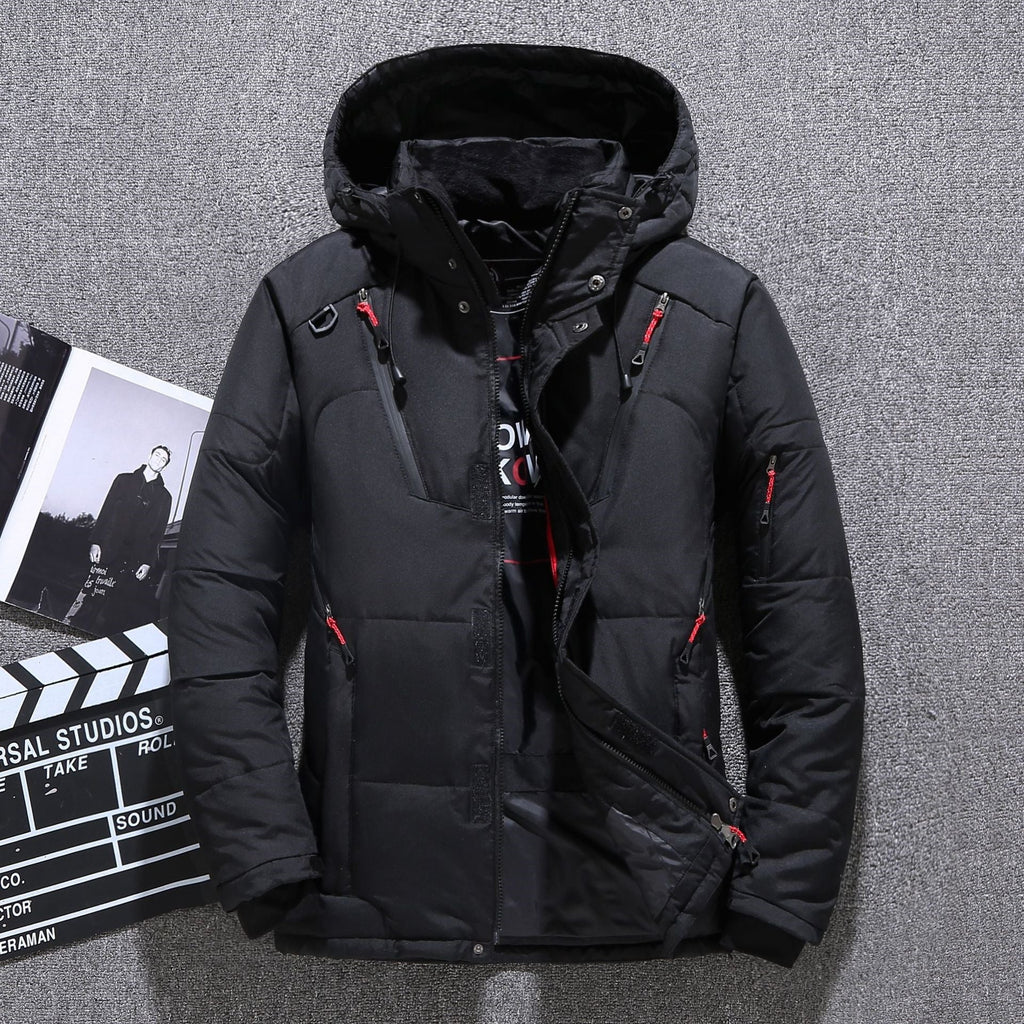 Herren Slim Fit Winterjacke mit praktischer Kapuze - 2 - Trendlinie
